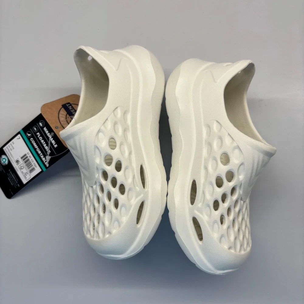 Rugged Shark Kids GTR45SG711 White EVA Clogs Sandals Size 7